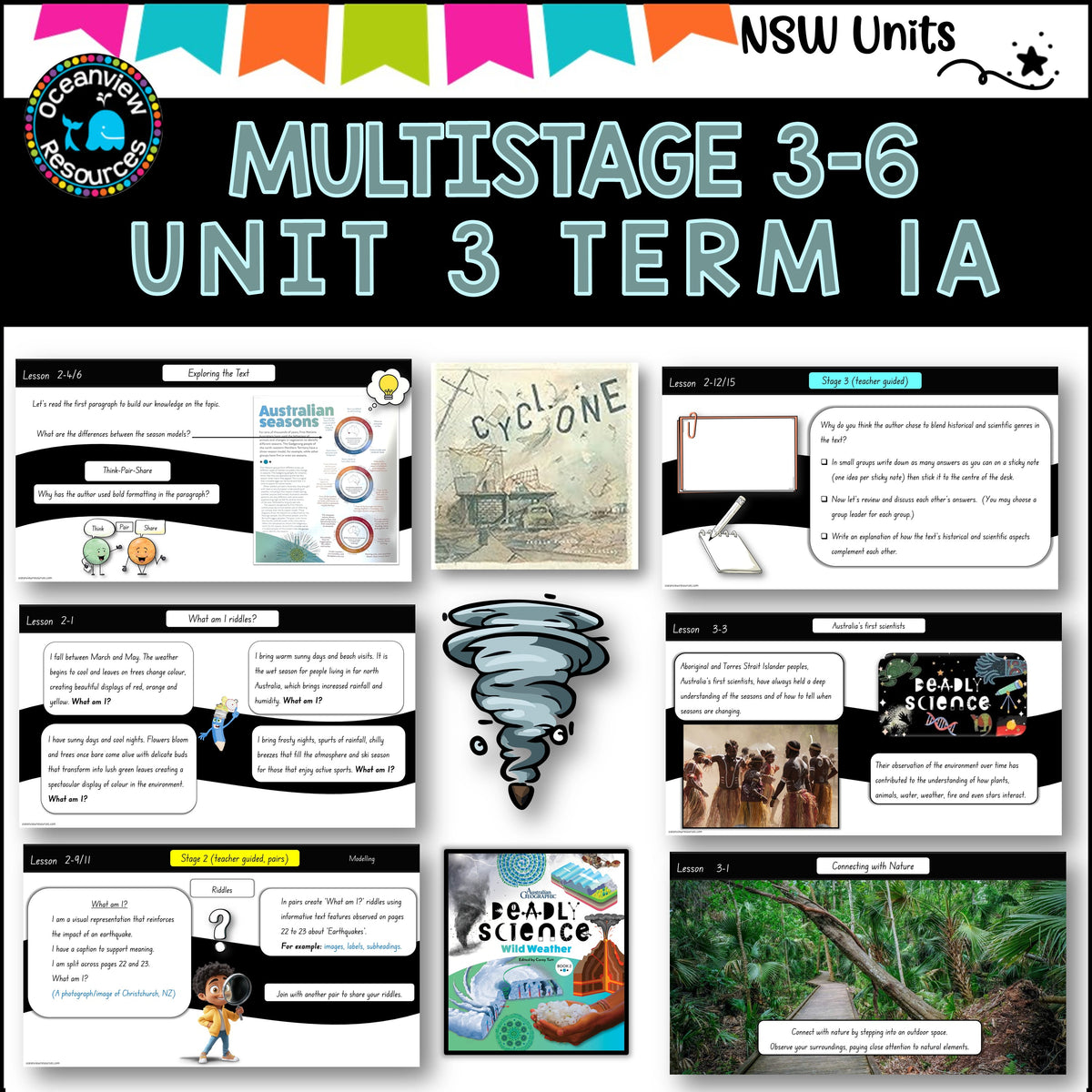 Multigrade 3-6 NSW DET Unit3 DEADLY SCIENCE:WEATHER, CYCLONE Component