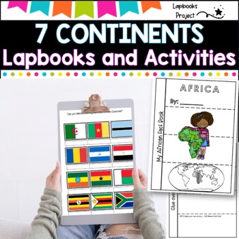 7 Continents of the World- Lapbooks and activities
