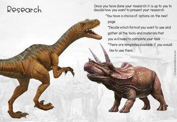 Dinosaur -Project Based Learning PBL