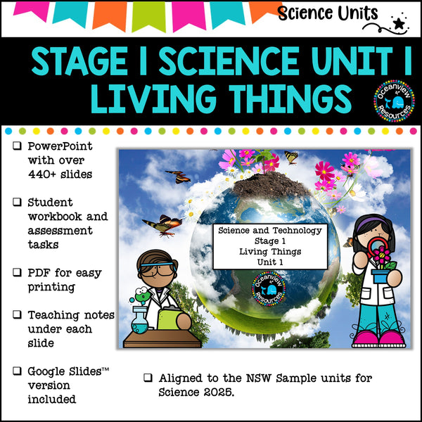 STAGE 1 UNIT 1 NSW Science Sample Teaching Pack- Living Things Years 1 and 2