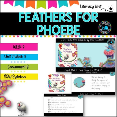 FEATHERS FOR PHOEBE -NSW ES1 Unit 7 - component B WEEK 2 English- TERM 2