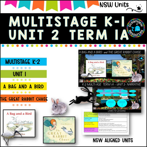 A BAG AND A BIRD Multi-Stage K-2 Unit 2 comp B ENGLISH TERM 1A NSW DET