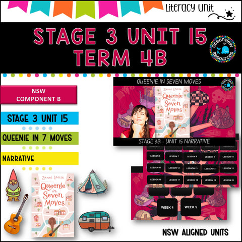 QUEENIE IN 7 MOVES -NSW DET Stage 3 Unit 15 Term 4B Year B Component B