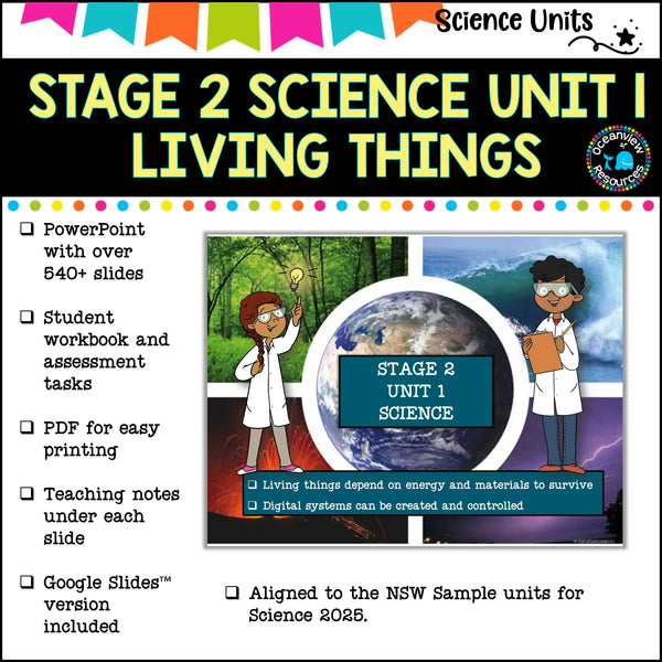 STAGE 2 UNIT 1 NSW Science Sample Teaching Pack- Living Things Years 3 and 4