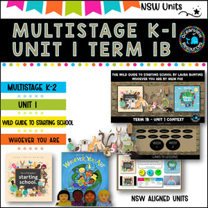 WILD GUIDE TO STARTING SCHOOL Multi-age K-2 Unit 1 comp B TERM 1B NSW DET