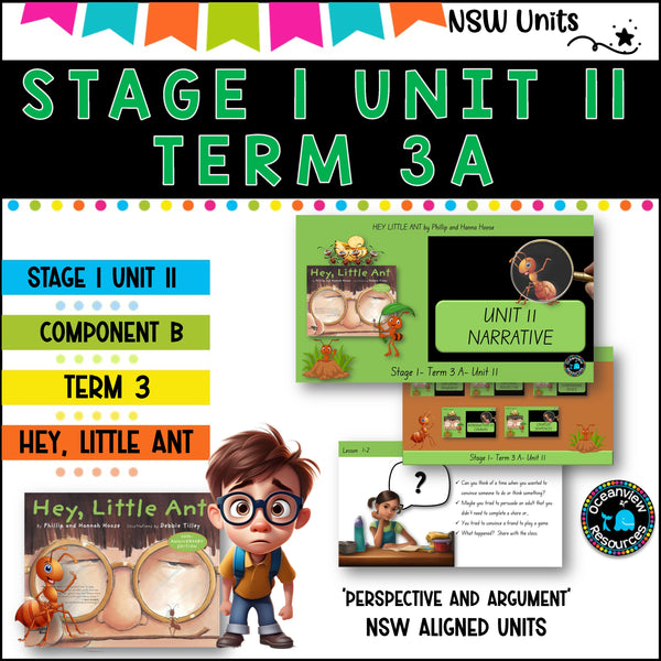 PERSUASION- English Stage 1 Unit 11- component B (YEAR A) HELLO, LITTLE ANT