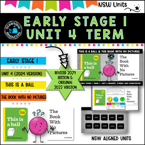 ES1 UNIT 4 (2024 update) THIS IS A BALL, THE BOOK WITH NO PICTURES. component B