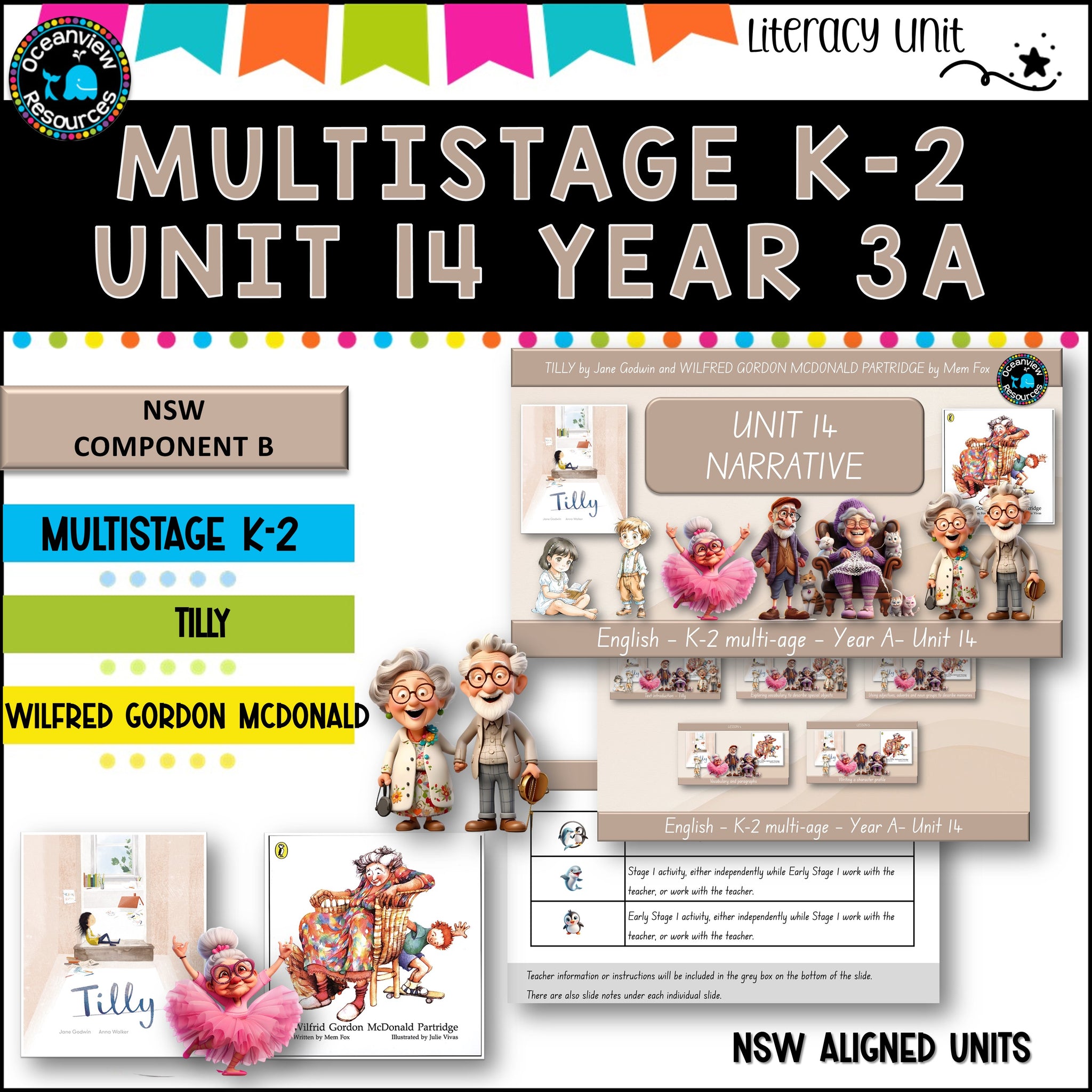 TILLY & WILFRED GORDON NSW MultiStage K-2 Unit 14 comp B ENGLISH TERM 3A