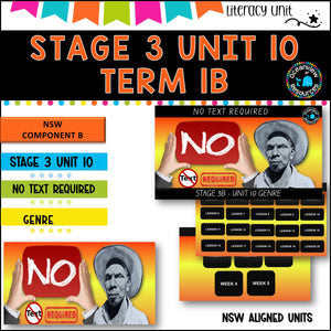 VINCENT LINGIARI -NSW DET Stage 3 Unit 10 Term 1B Year B Component B GENRE