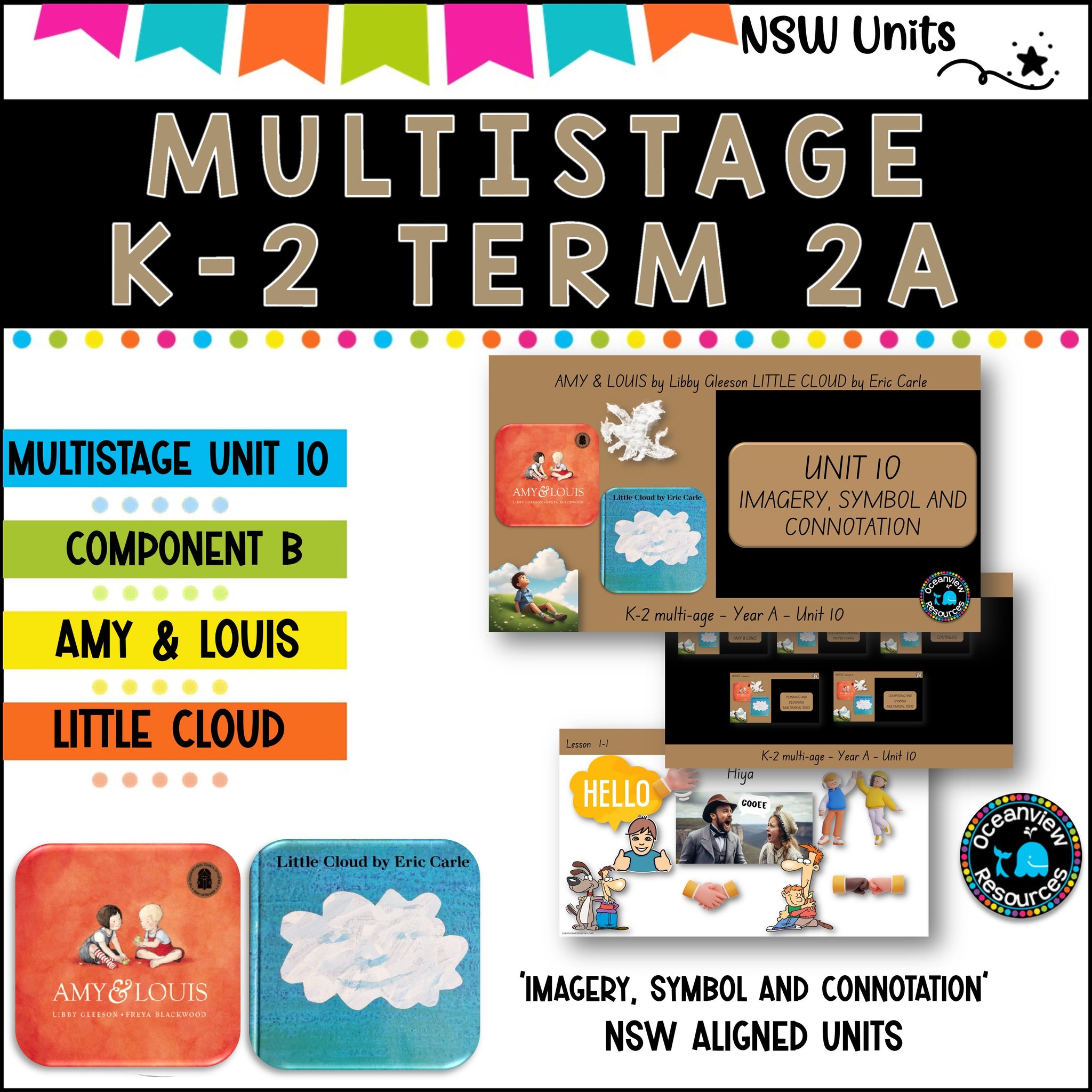 AMY &LOUIS- LITTLE CLOUD NSW MultiStage K-2 Unit 10component B ENGLISH TERM 2A