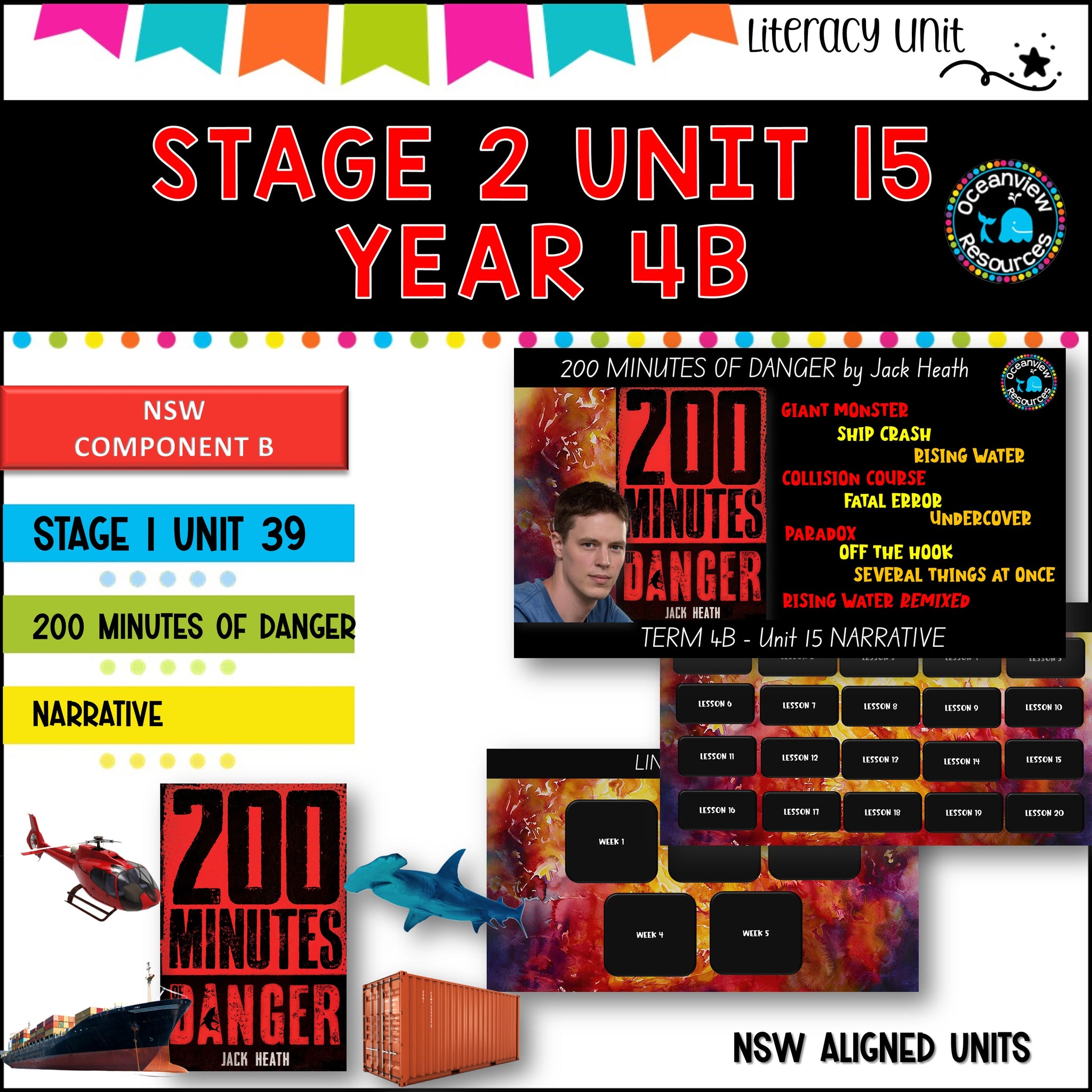 200 MINUTES OF DANGER NSW DET Stage 2 Unit 15 Term 4 Year B Component B