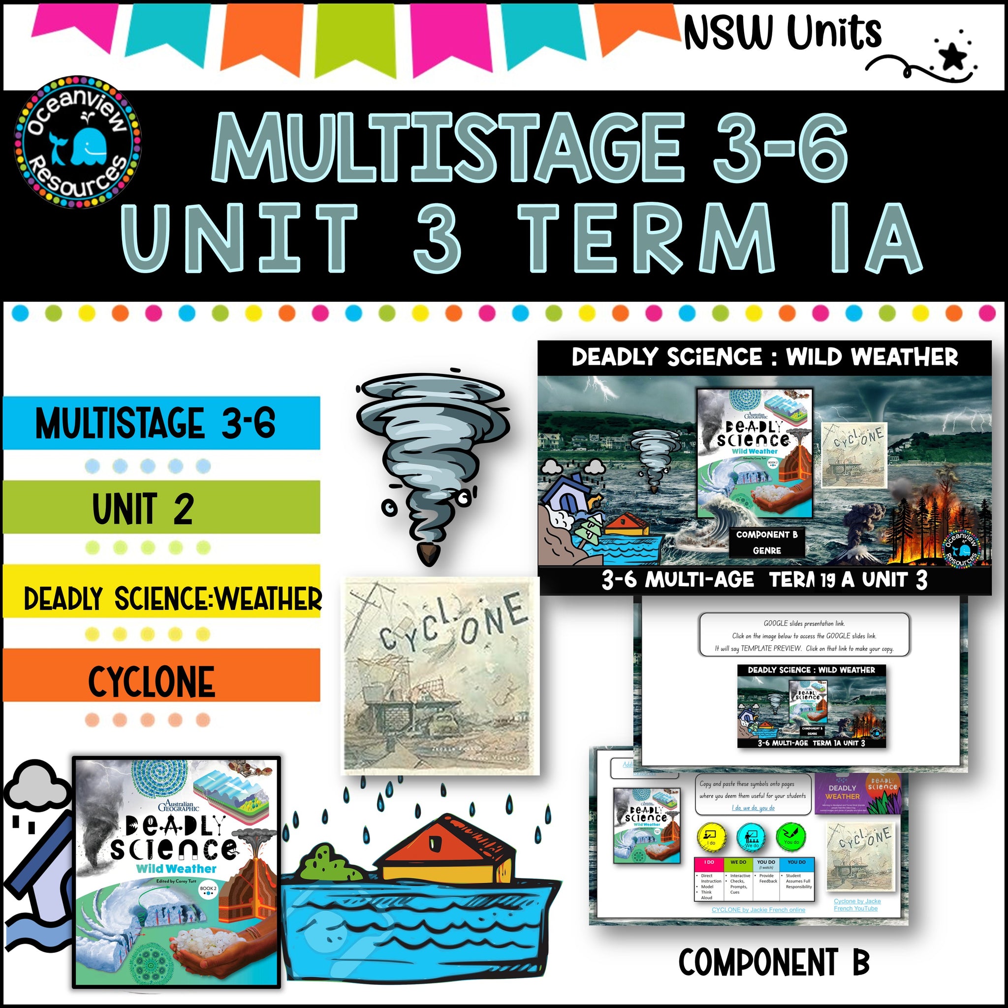 Multigrade 3-6 NSW DET Unit3 DEADLY SCIENCE:WEATHER, CYCLONE Component B Term 1A