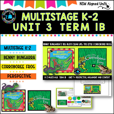 BENNY BUNGARRA, LITTLE CORROBOREE FROG Multiage K-2 Unit 4comp B TERM 1 NSW DET