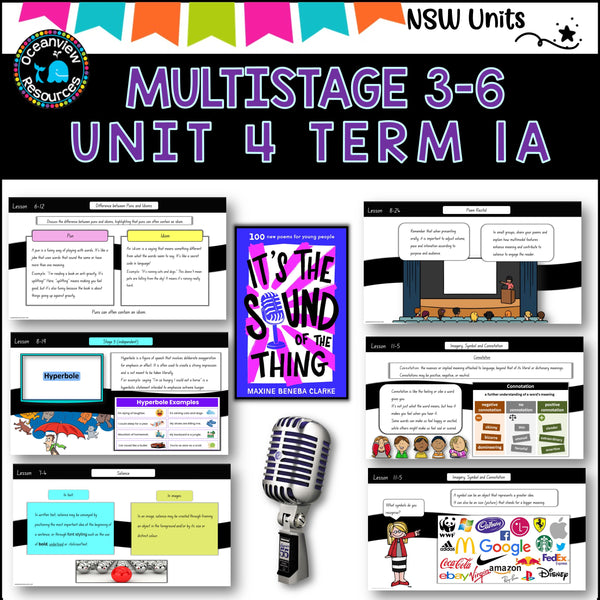 Multigrade 3-6 NSW DET Unit 4 THE SOUND OF THE THING Component B Term 1A