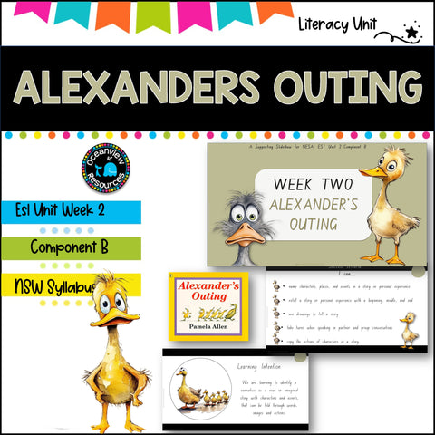 ALEXANDER'S OUTING- NSW ES1 Unit 2 Unit- component B WEEK 2 English