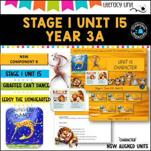 NSW DET Stage 1 English Unit 15 GIRAFFES CAN'T DANCE Component B TERM 3A