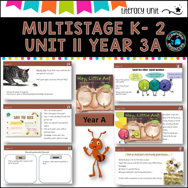 HEY,LITTLE ANT NSW Multi-Stage K-2 Unit 11 component B ENGLISH TERM 3A