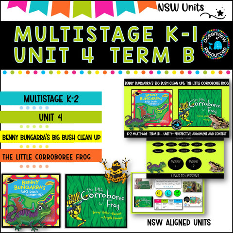 BENNY BUNGARRA, LITTLE CORROBOREE FROG Multiage K-2 Unit 4comp B TERM 1 NSW DET