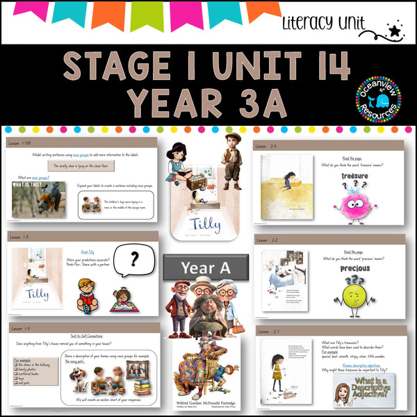 NSW DET Stage 1 English Unit 14 TILLY, WILFRED GORDON MCDONALD Component B