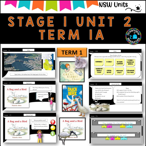 NSW DET Stage 1 English Unit 2 A BAG AND A BIRD Component B TERM 1A Narrative