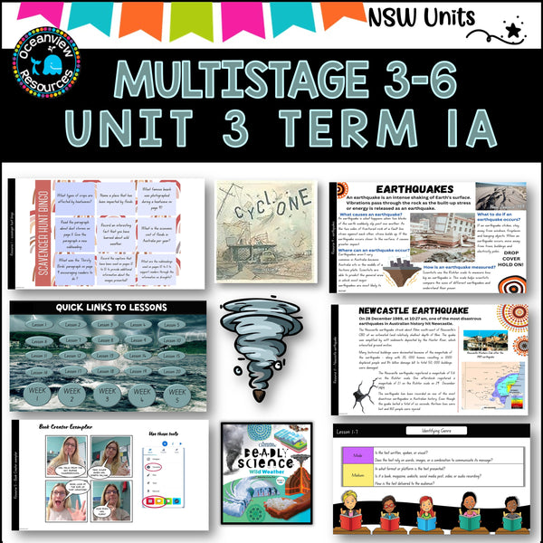 Multigrade 3-6 NSW DET Unit3 DEADLY SCIENCE:WEATHER, CYCLONE Component B Term 1A
