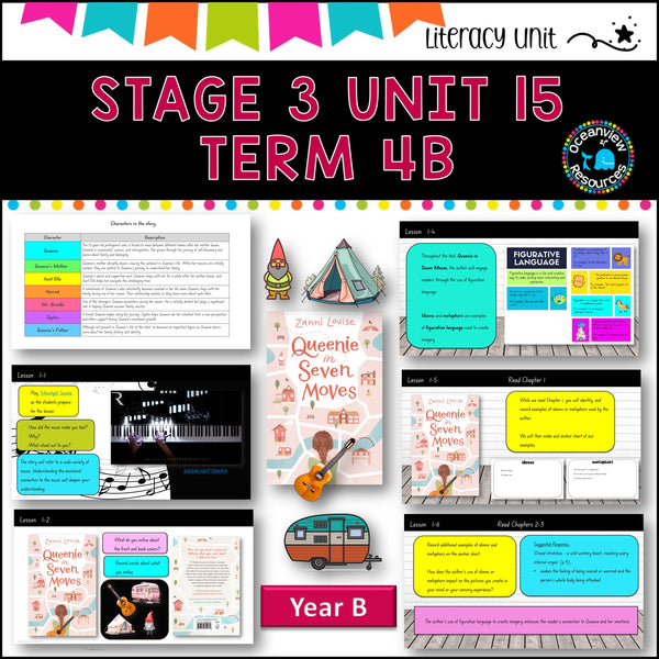 QUEENIE IN 7 MOVES -NSW DET Stage 3 Unit 15 Term 4B Year B Component B