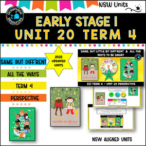 SAME BUT DIFF'RENT, PERFECT Unit 20, unit ES1 Term 4, NSW DET Component B