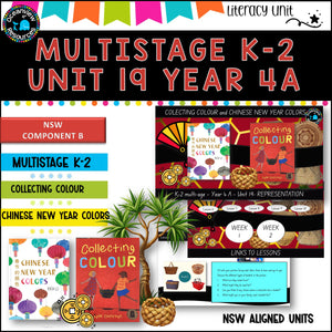 COLLECTING COLOUR, CHINESE NEW YEAR COLORS Multi-Stage K-2 Unit 19 component B ENGLISH TERM 4A NSW DET (Copy)