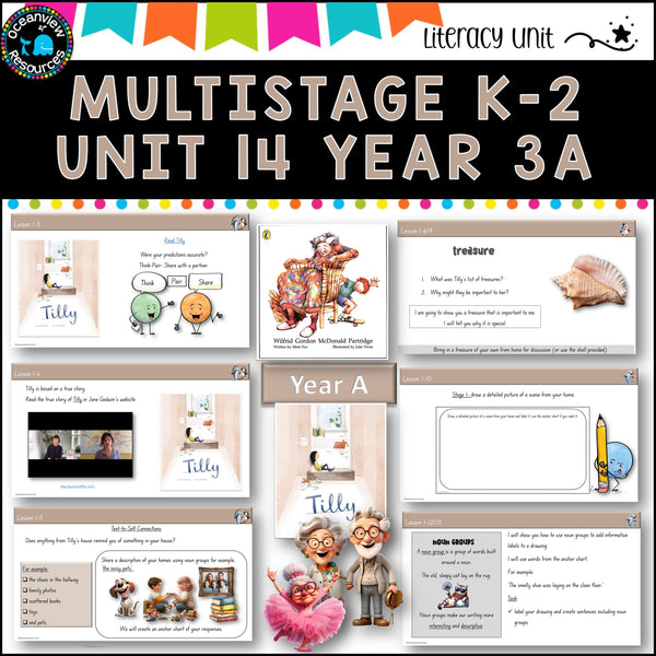 TILLY & WILFRED GORDON NSW MultiStage K-2 Unit 14 comp B ENGLISH TERM 3A