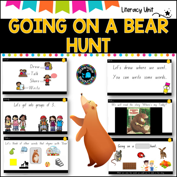 GOING ON A BEAR HUNT- NSW ES1 Unit 2 - component B WEEK 1 English