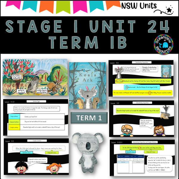 NSW DET Stage 1 English Unit 24 KOALA ARK Component B TERM 1B