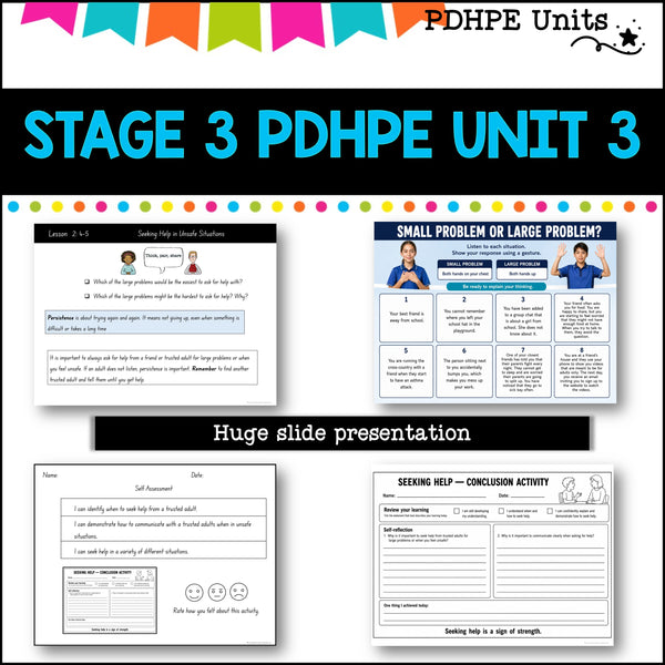 STAGE 3 UNIT 3 NSW Aligned PDHPE Complete Unit-movement, relationships, identity