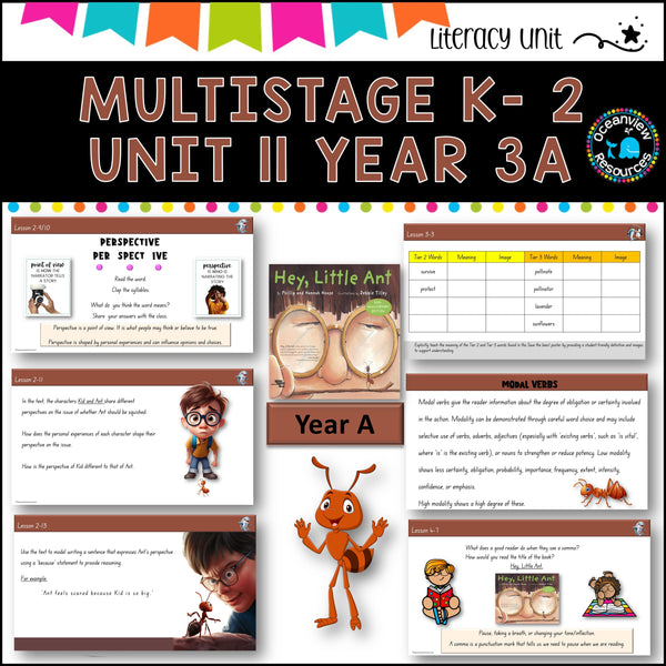 HEY,LITTLE ANT NSW Multi-Stage K-2 Unit 11 component B ENGLISH TERM 3A