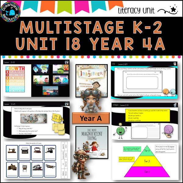 THE IMAGINEER Multi-Stage K-2 Unit 18 component B ENGLISH TERM 4A NSW DET