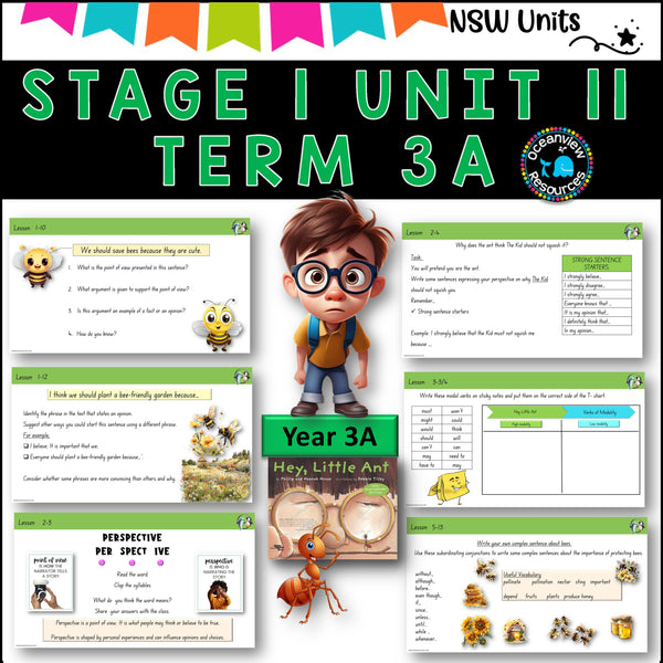 PERSUASION- English Stage 1 Unit 11- component B (YEAR A) HELLO, LITTLE ANT