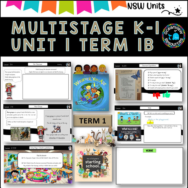 WILD GUIDE TO STARTING SCHOOL Multi-age K-2 Unit 1 comp B TERM 1B NSW DET