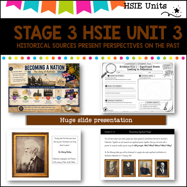 STAGE 3 UNIT 3 NSW DET HSIE Complete unit-History-Australian Constitution