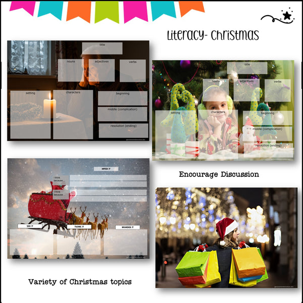 Christmas Quick-Write Paragraph Prompts – Writing Fluency Activity