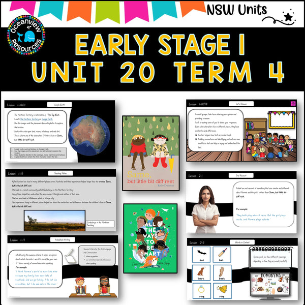 SAME BUT DIFF'RENT, PERFECT Unit 20, unit ES1 Term 4, NSW DET Component B