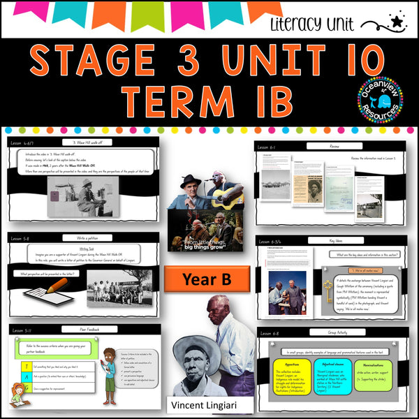 VINCENT LINGIARI -NSW DET Stage 3 Unit 10 Term 1B Year B Component B GENRE