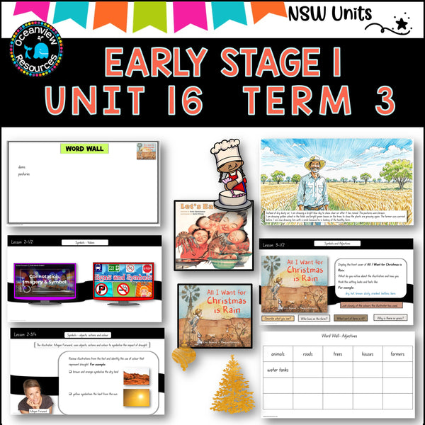 ALL I WANT FOR XMAS,LET'S EAT ! Unit 16, unit ES1 Term 4, NSW DET  2025 updated