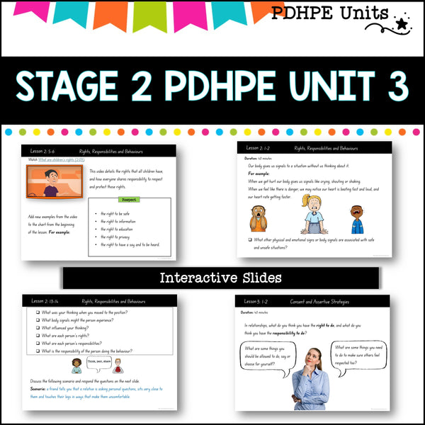 STAGE 2 UNIT 3 NSW Aligned 2025 PDHPE Complete Unit-identity, safety, PE skills