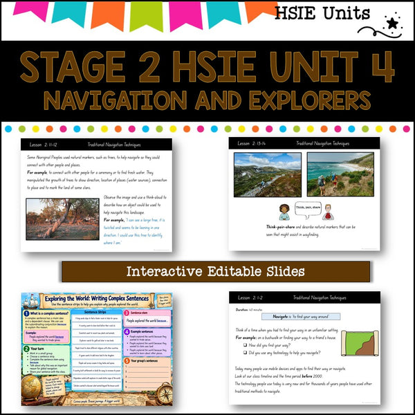 STAGE 2 UNIT 4 NSW DET aligned HSIE Complete Unit-NAVIGATORS AND EXPLORERS