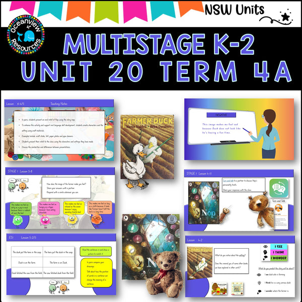 NOP and FARMER DUCK Multi-Stage K-2 Unit 20 component B ENGLISH TERM 4A NSW DET