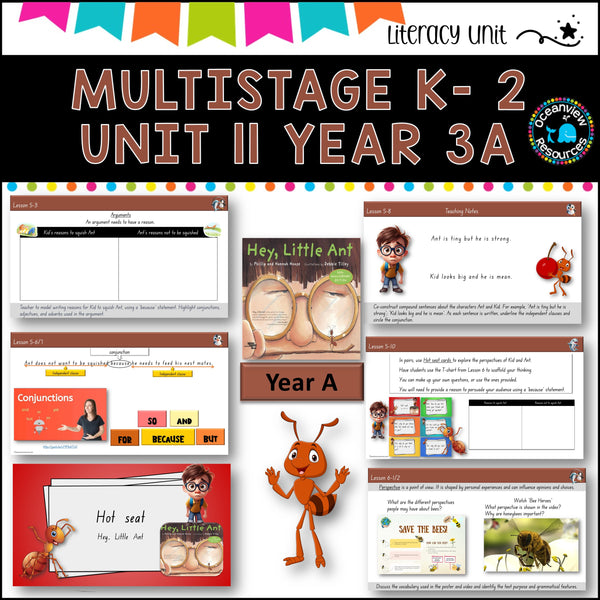 HEY,LITTLE ANT NSW Multi-Stage K-2 Unit 11 component B ENGLISH TERM 3A