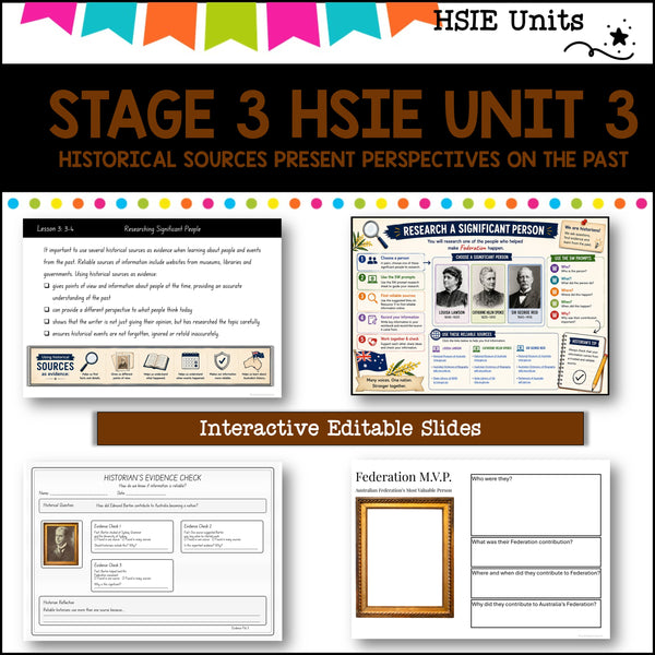 STAGE 3 UNIT 3 NSW DET HSIE Complete unit-History-Australian Constitution