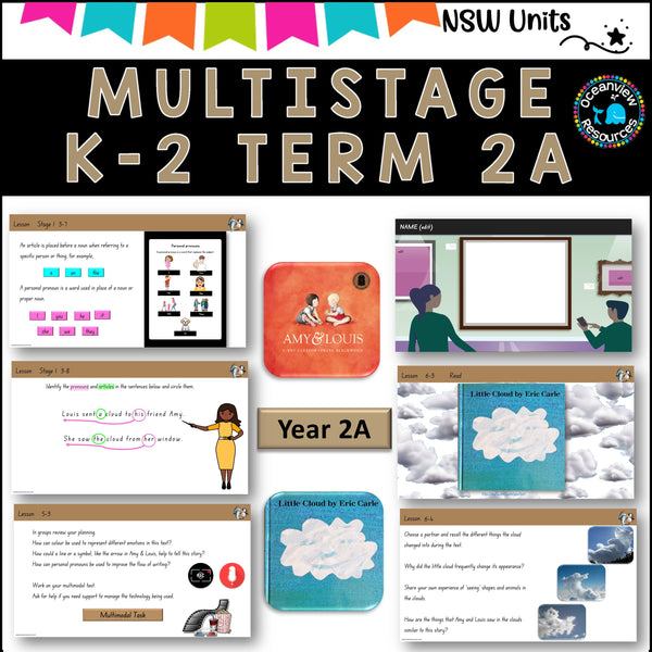 AMY &LOUIS- LITTLE CLOUD NSW MultiStage K-2 Unit 10component B ENGLISH TERM 2A