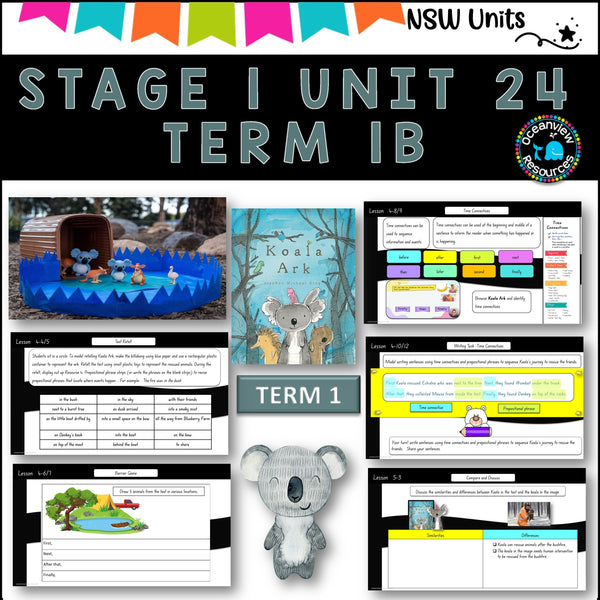 NSW DET Stage 1 English Unit 24 KOALA ARK Component B TERM 1B