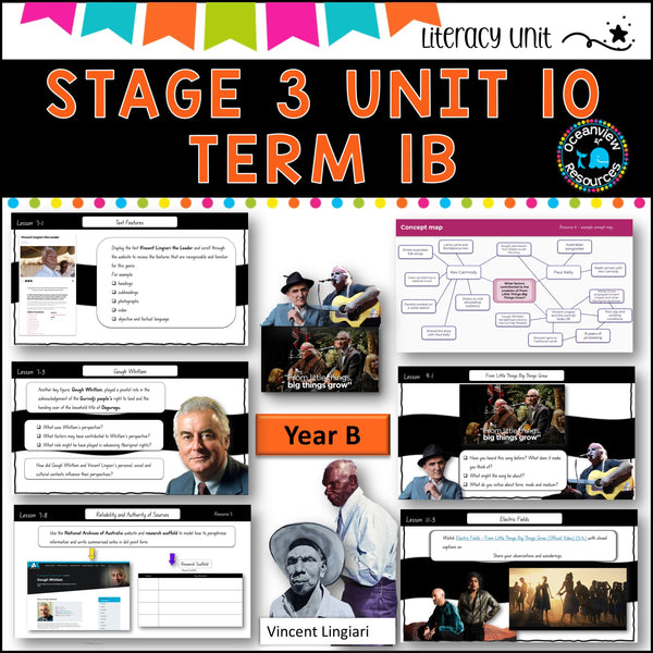 VINCENT LINGIARI -NSW DET Stage 3 Unit 10 Term 1B Year B Component B GENRE