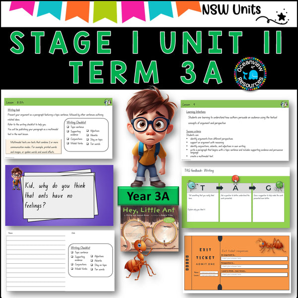 PERSUASION- English Stage 1 Unit 11- component B (YEAR A) HELLO, LITTLE ANT